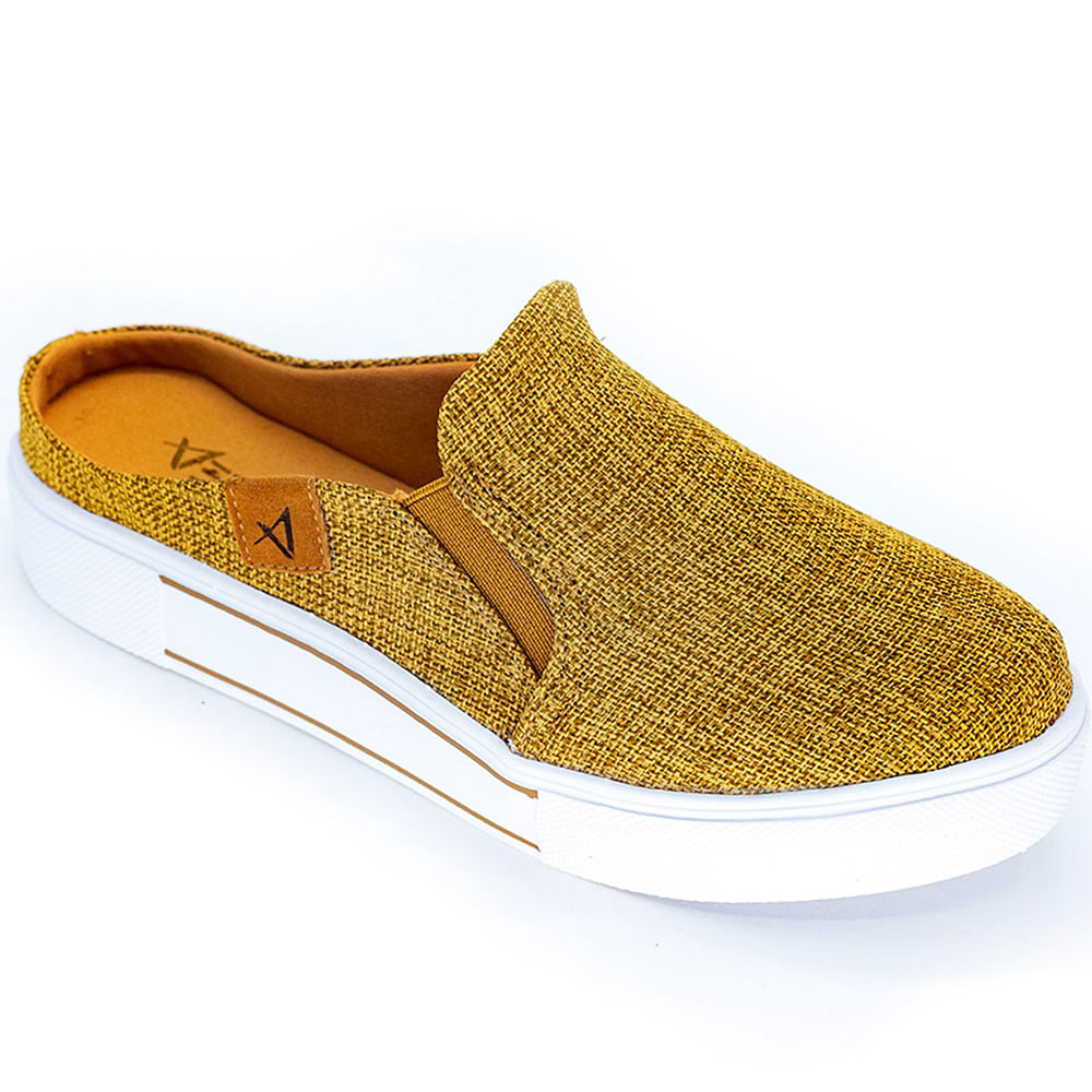 Tênis Mule Feminino Slip On - Terracota