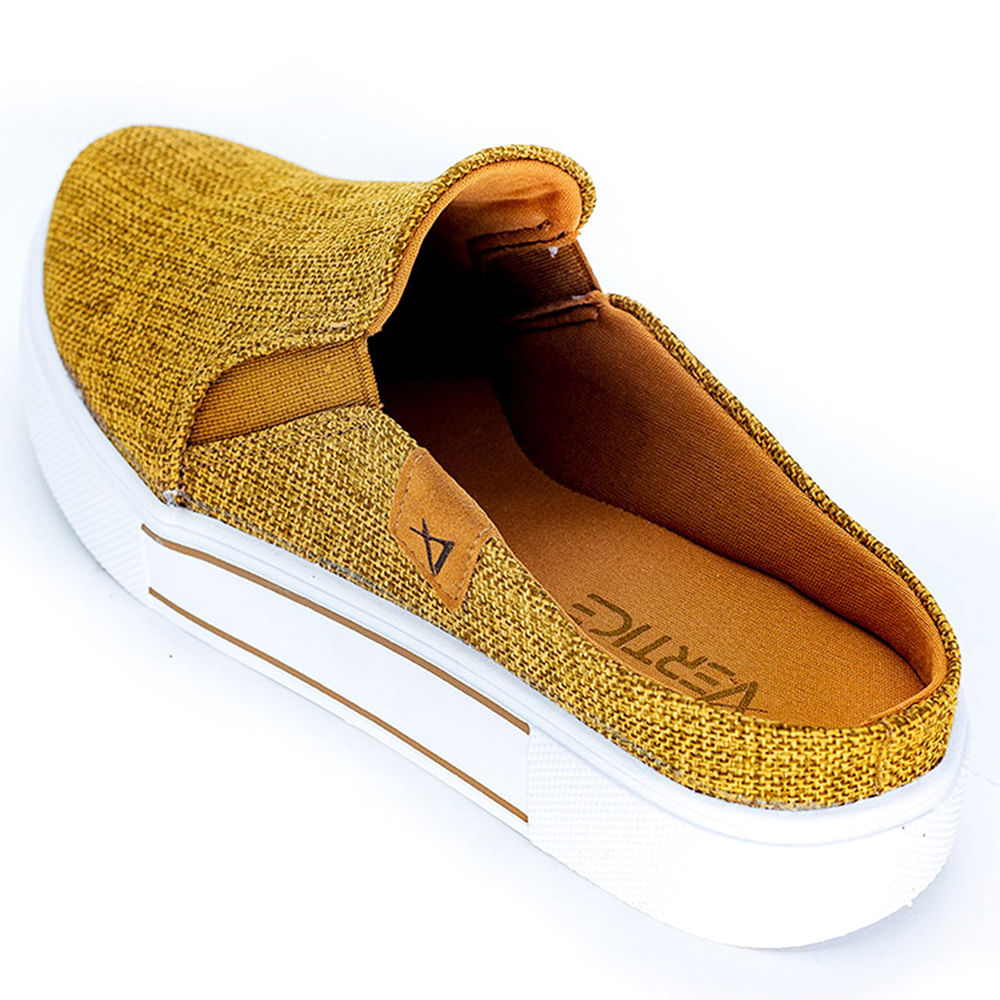 Tênis Mule Feminino Slip On - Terracota