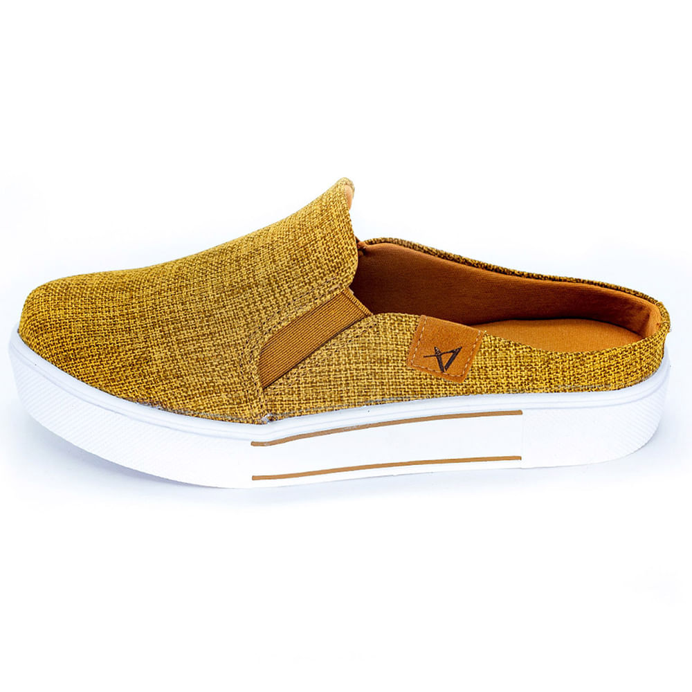 Tênis Mule Feminino Slip On - Terracota