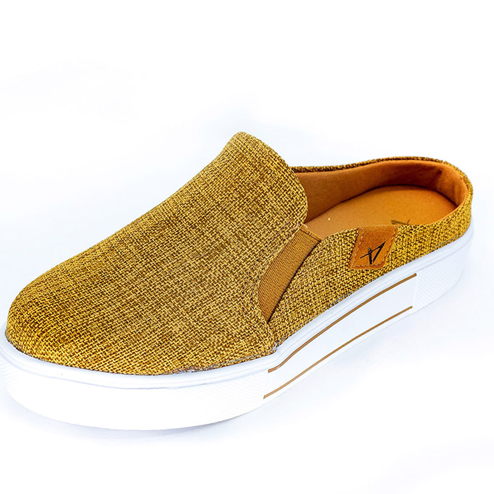 Tênis Mule Feminino Slip On - Terracota