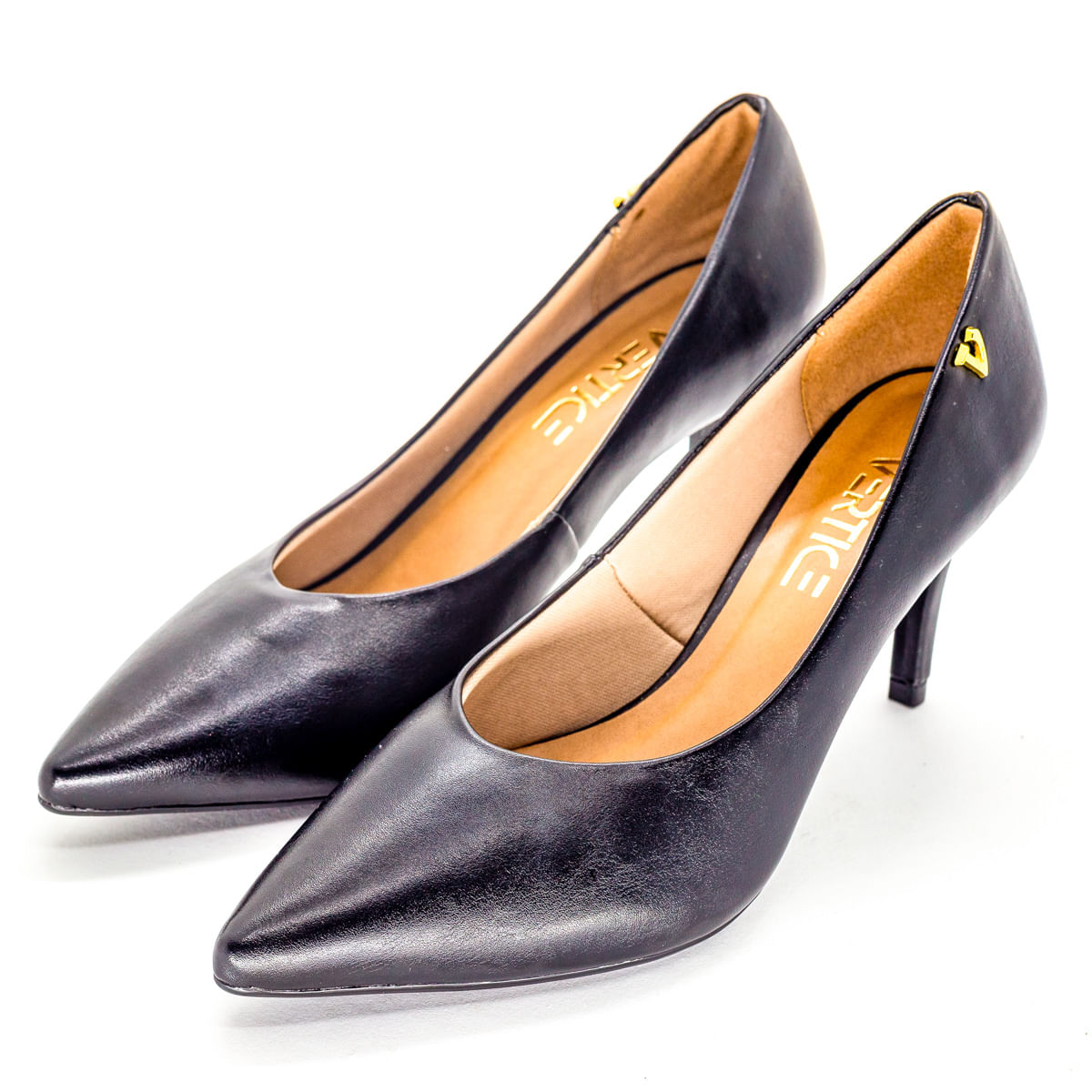 Scarpin Feminino Clássico Liso - Preto