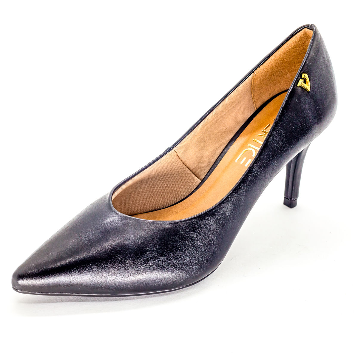 Scarpin Feminino Clássico Liso - Preto