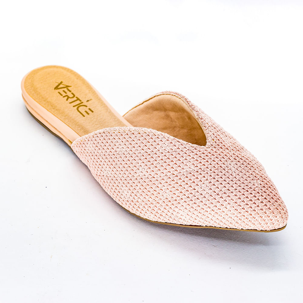 Mule Feminino Bico Fino - Rosé