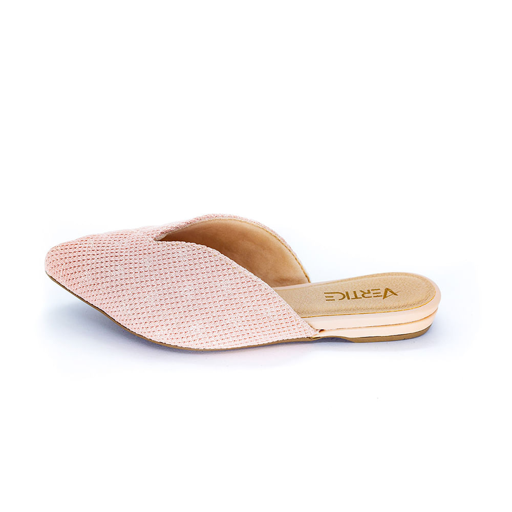 Mule Feminino Bico Fino - Rosé