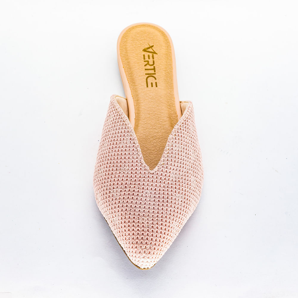 Mule Feminino Bico Fino - Rosé