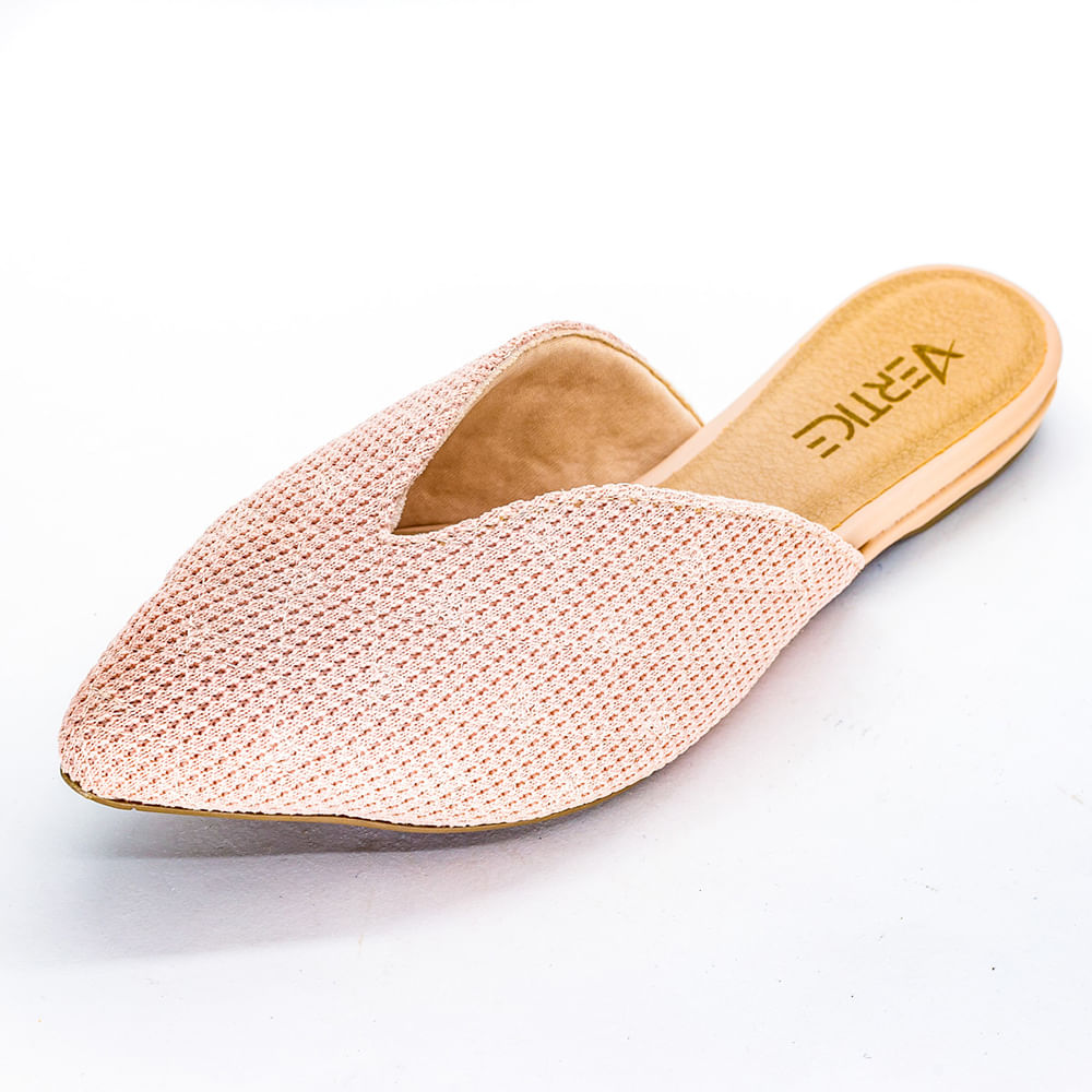 Mule Feminino Bico Fino - Rosé