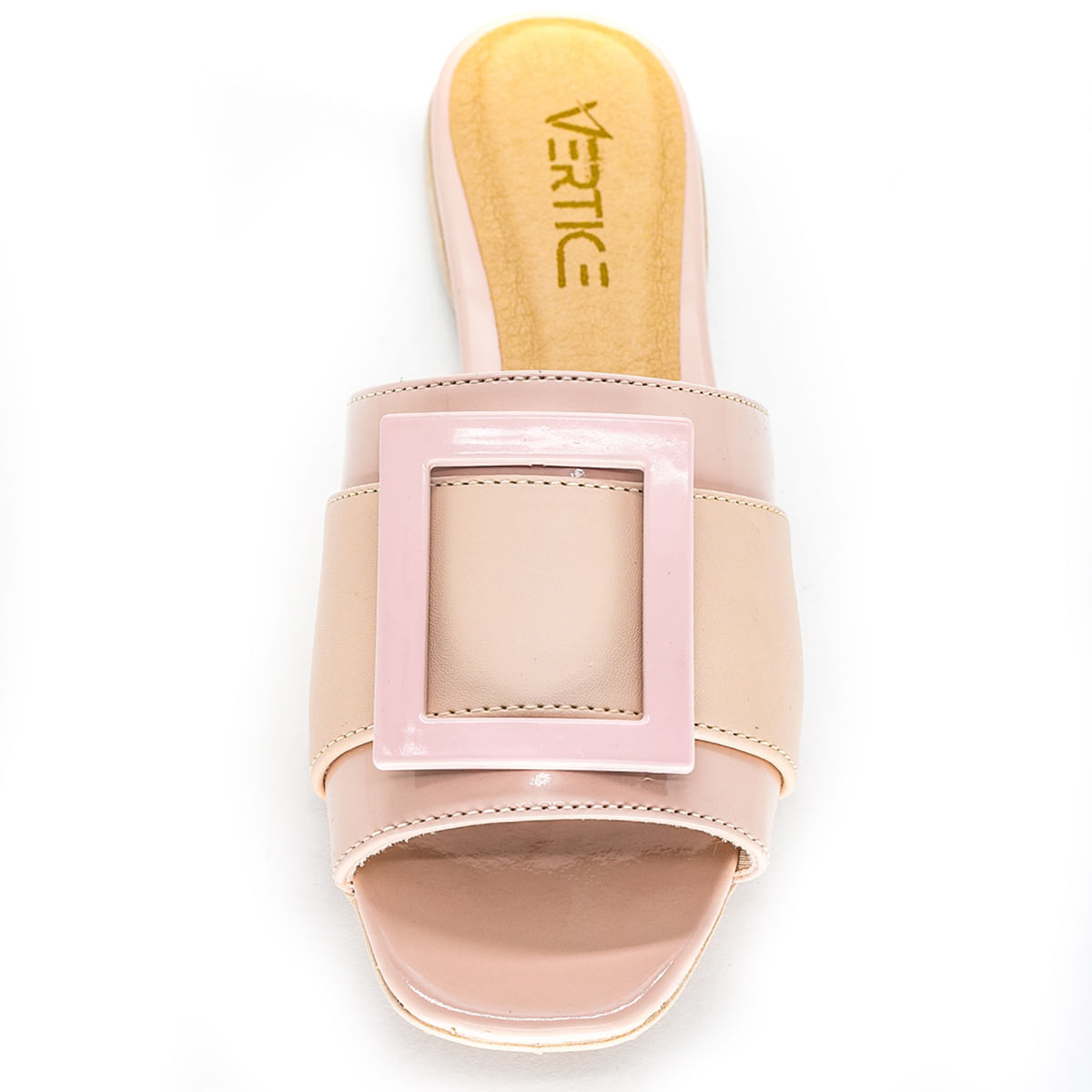 Rasteira Flat Feminina Com Fivela - Rosé