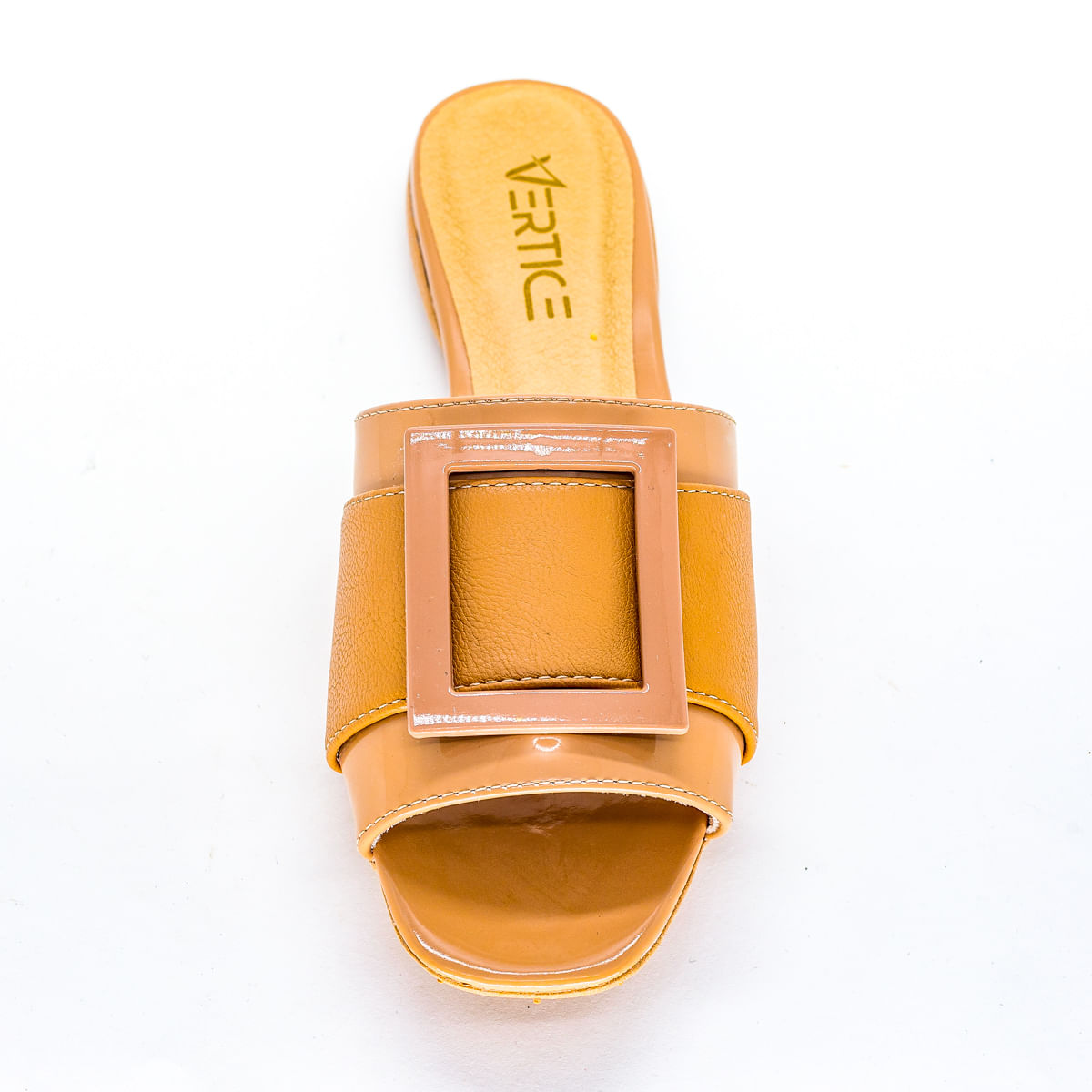 Rasteira Flat Feminina Com Fivela - Nude