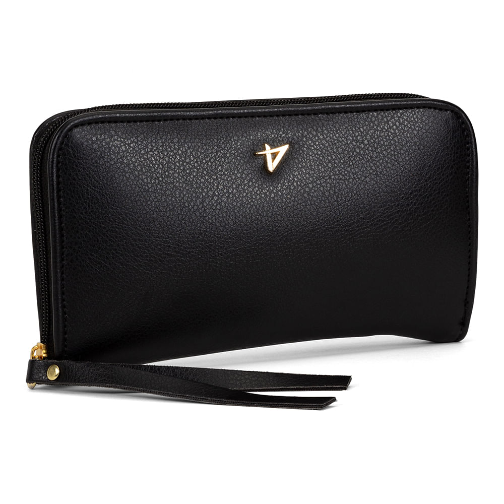 Carteira ZÍper Preto