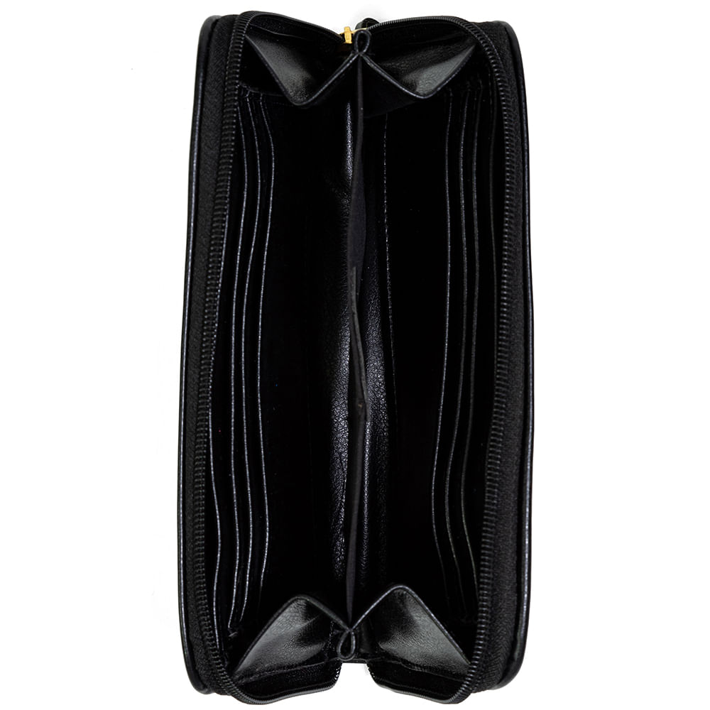Carteira ZÍper Preto