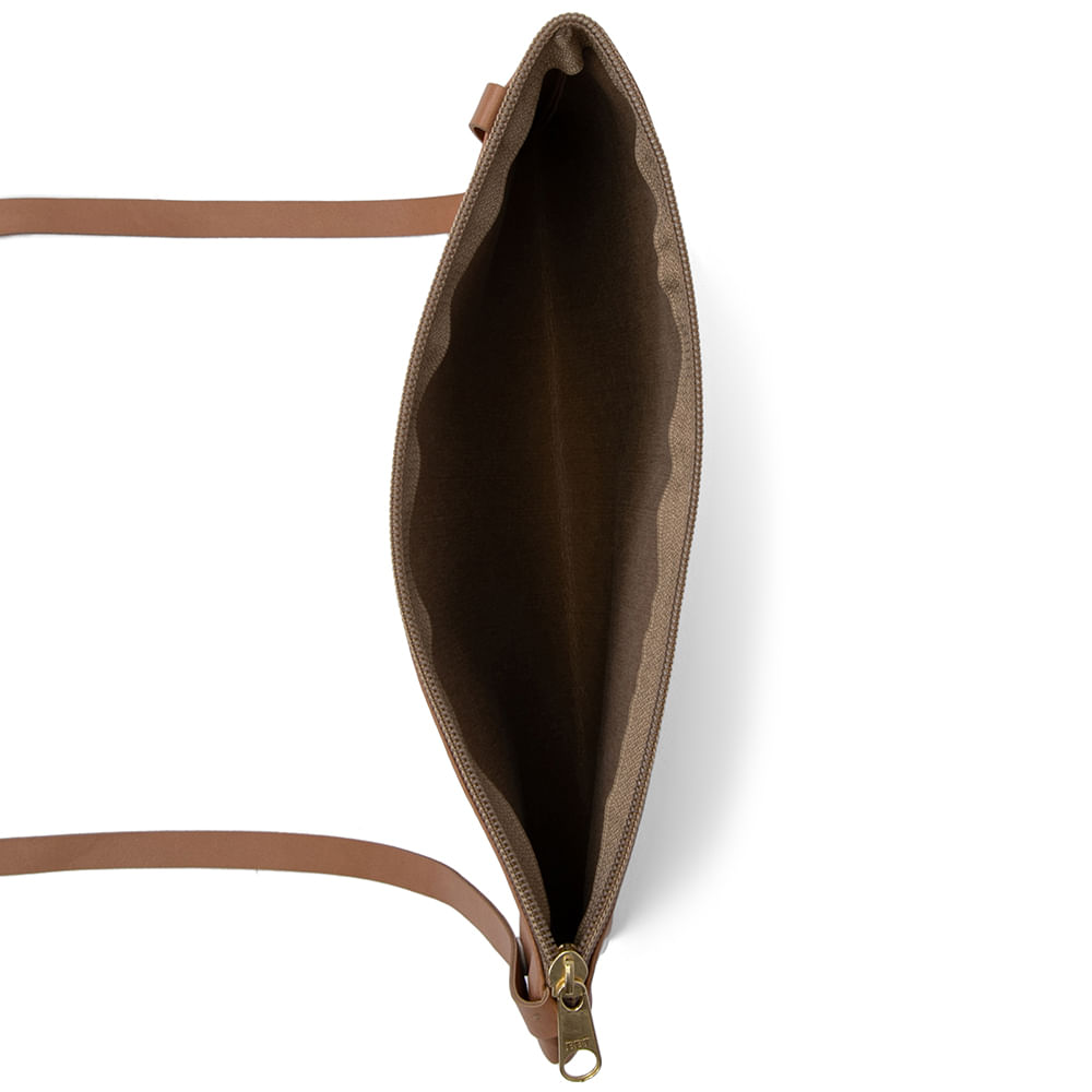 Necessarie com Alça Tiracolo Caramelo