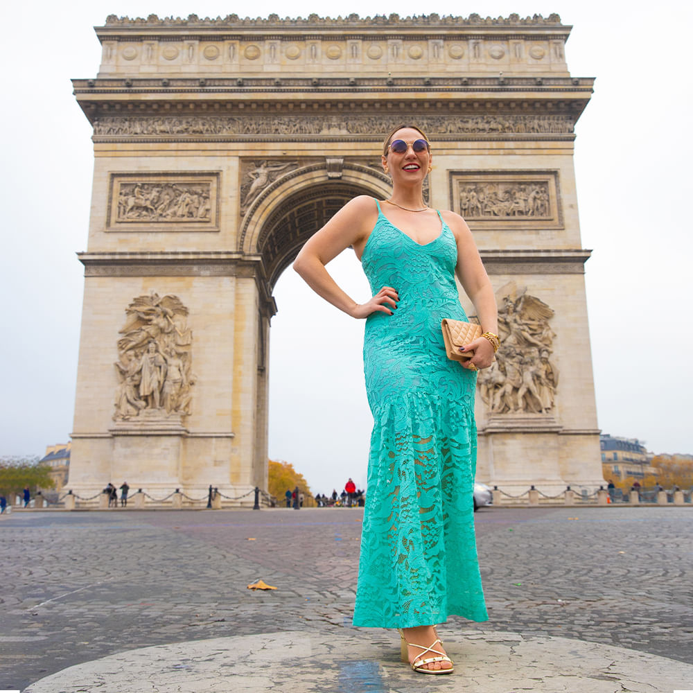 Vestido Renda Alcinha Verde