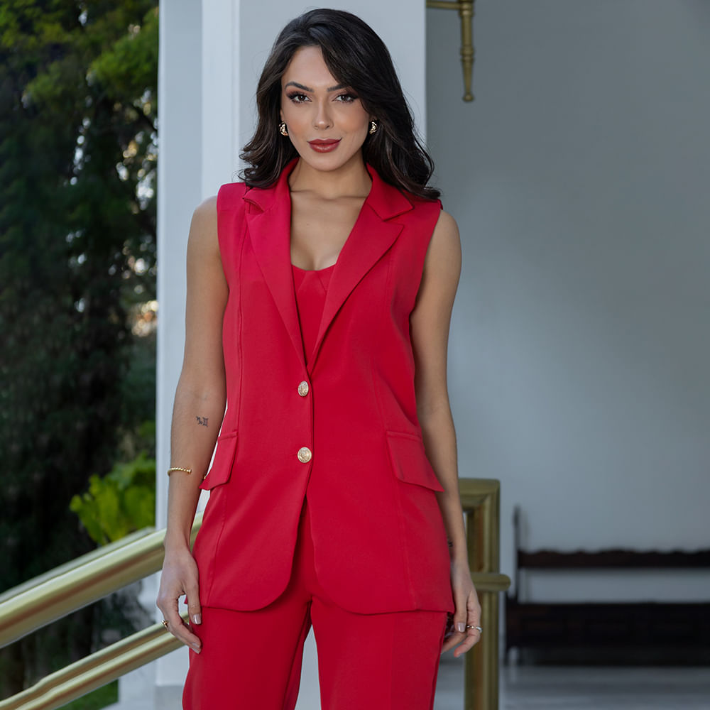 Max Colete Alfaiataria Vermelho Vertice max-colete-alfaiataria-vermelho-vertice